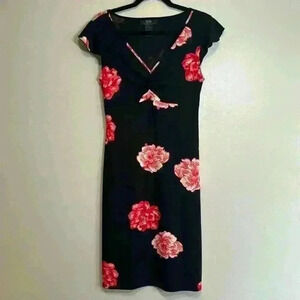 BCBG Maxazria floral dress size medium